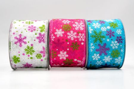 Havas Csillogó Hópehely Drótos Szalag_KF9391.KF9392.KF9393.KF9394.KF9395.KF9396.KF9397